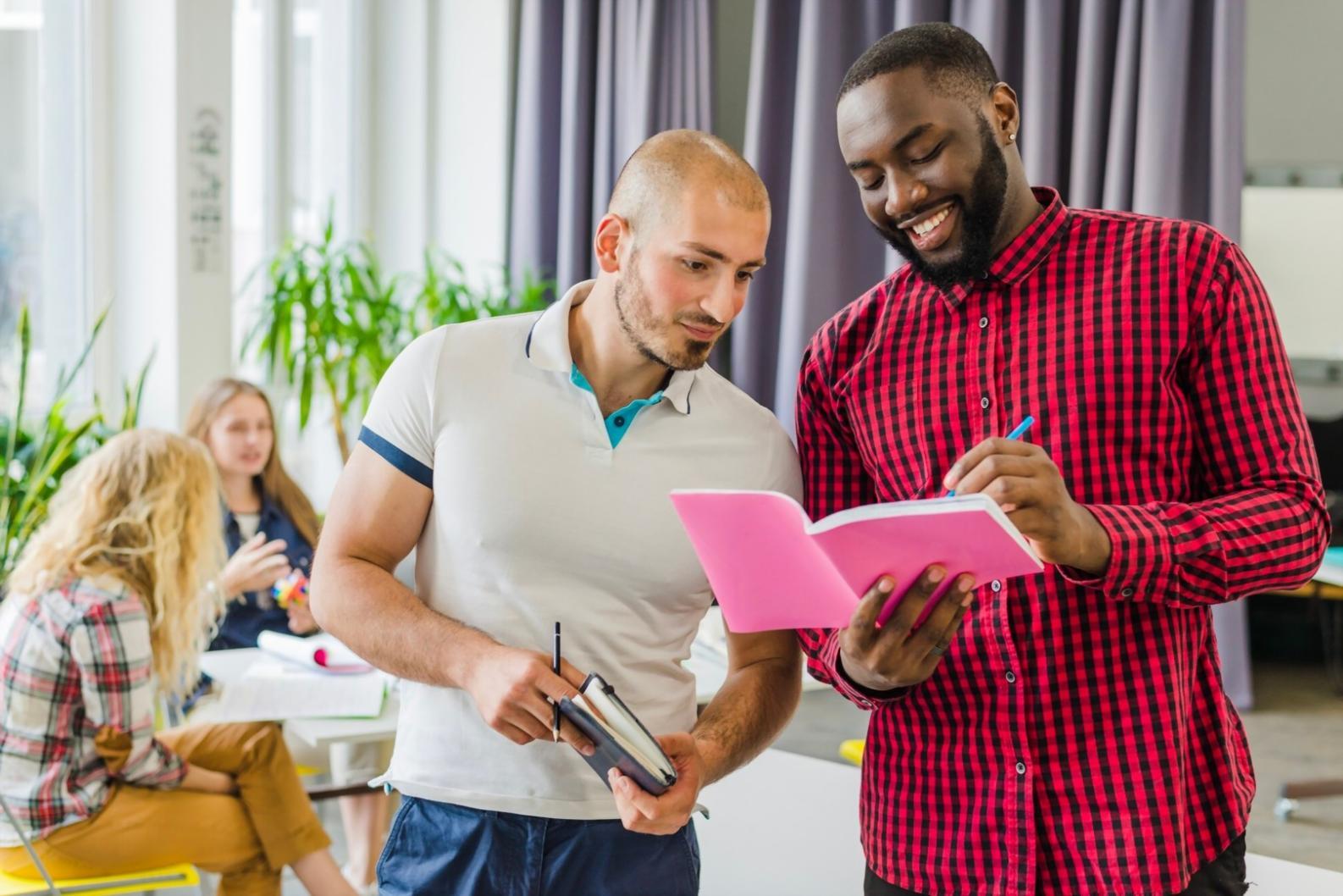 Financial planning workspace with spreadsheets and analysis